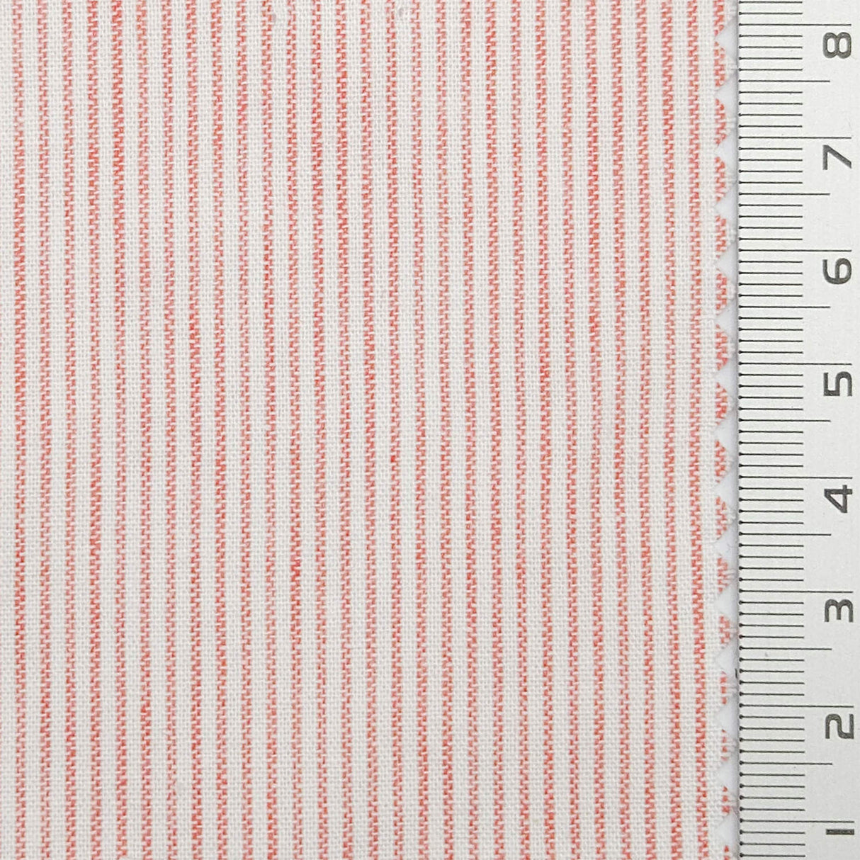 Pin Stripe Plain Cotton Woven Fabric - FAB1796 - Light Pink