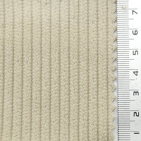 6Wale Solid Corduroy Cotton Woven Fabric - FAB1656 - 1.Sandrift-2.Tia Maria-3.Au Chico-4.Wine Berry-5.Milano Red-6.Alabaster-7.Pearl Lusta-8.Wafer-9.Sisal-10.Cashmere 