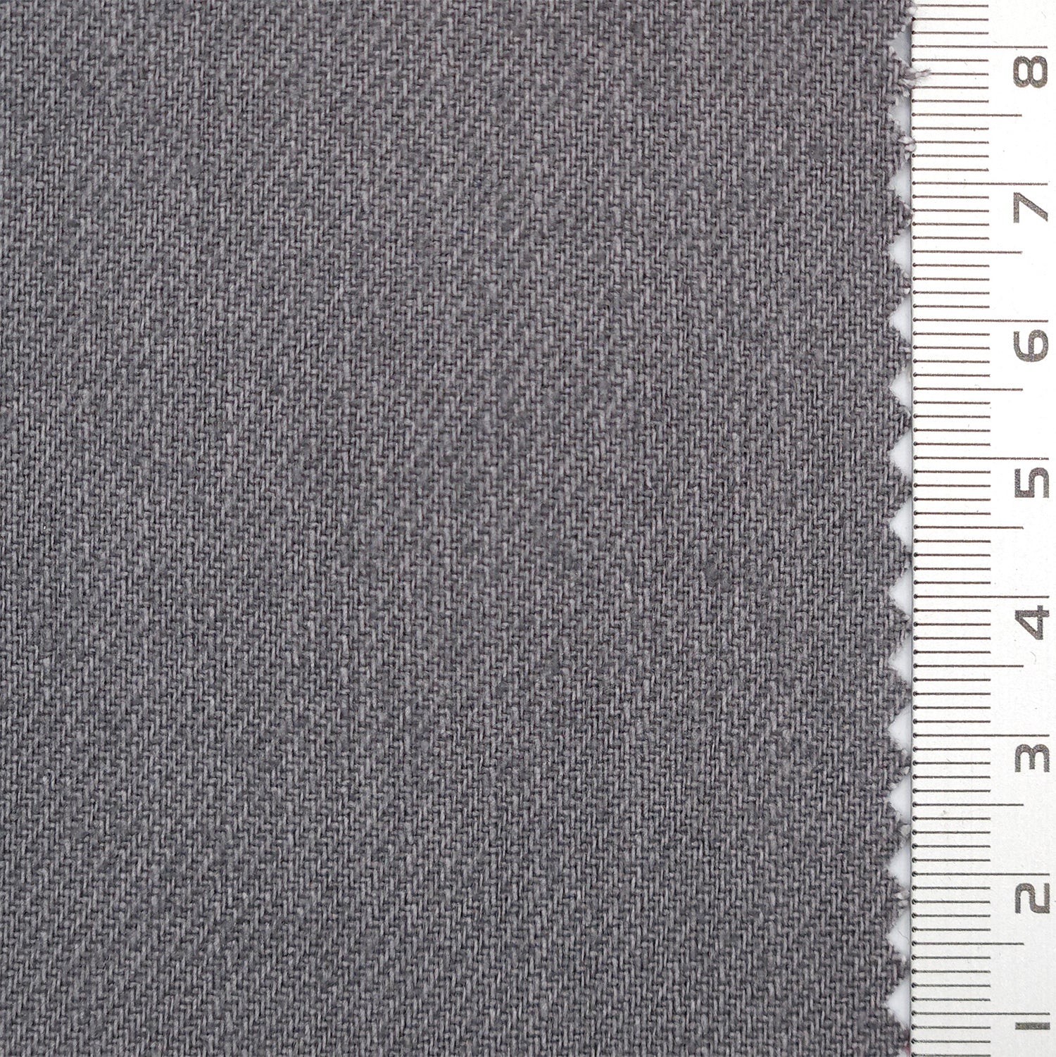 Solid Twill Slub Cotton Woven Fabric - FAB 1758 - 9.Gray