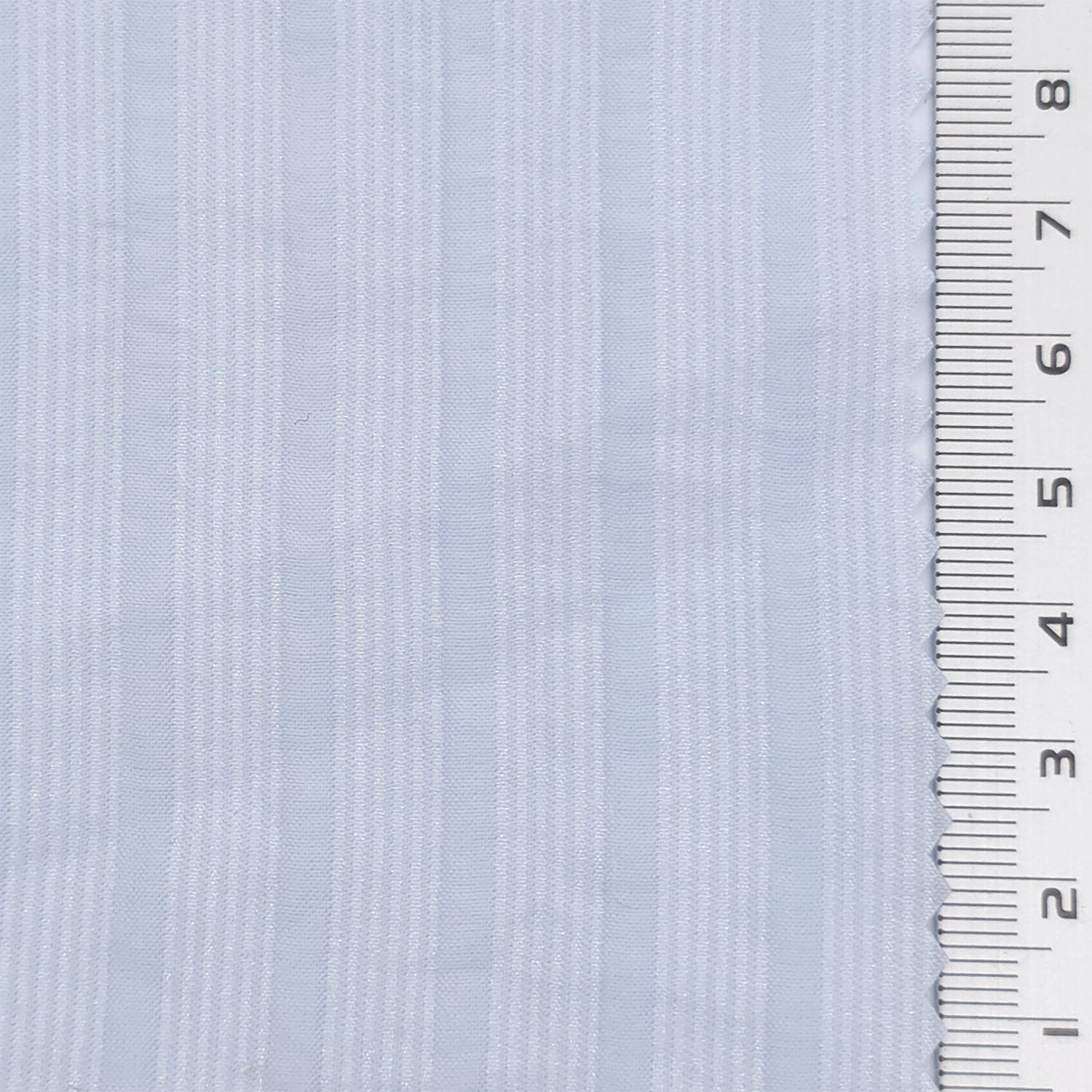 Light Blue - Jacquard Stripe Lyocell Nylon Woven Fabric - FAB1877