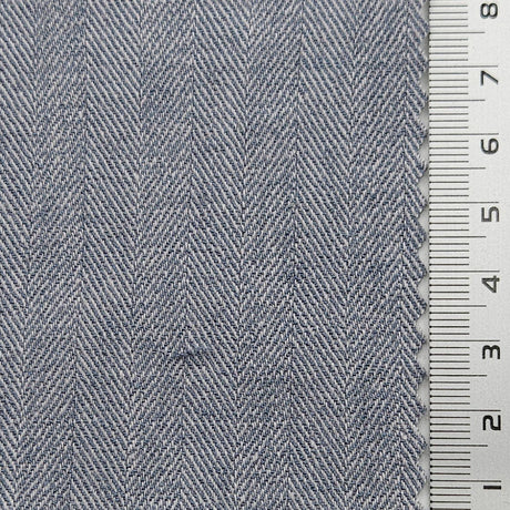 Herringbone Enzyme Washing Rayon Spandex Cotton Linen Woven Fabric - FAB1652 - 1.Echo Blue-2.Tower Grey-3.Gimblet-4.Mercury-5.Chatelle-6.Bizarre-7.Bison Hide-8.Sisal-9.Casper-10.N/A 
