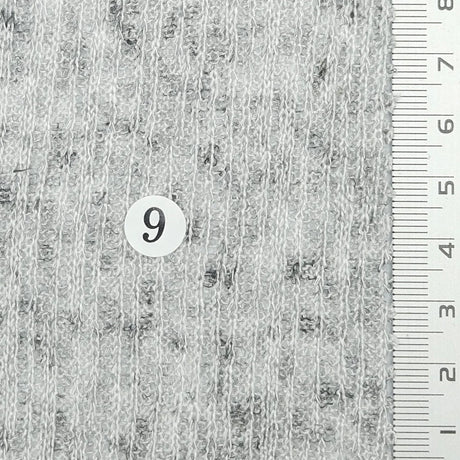 Like Pleated Solid Rib Linen Polyester Knit Fabric - FAB1768 - 1.Ivory-2.Ecru-3.Blush pink-4.Sky blue-5.Butter yellow-6.Sage green-7.Lilac-8.Warm gray-9.Heather gray-10.White 