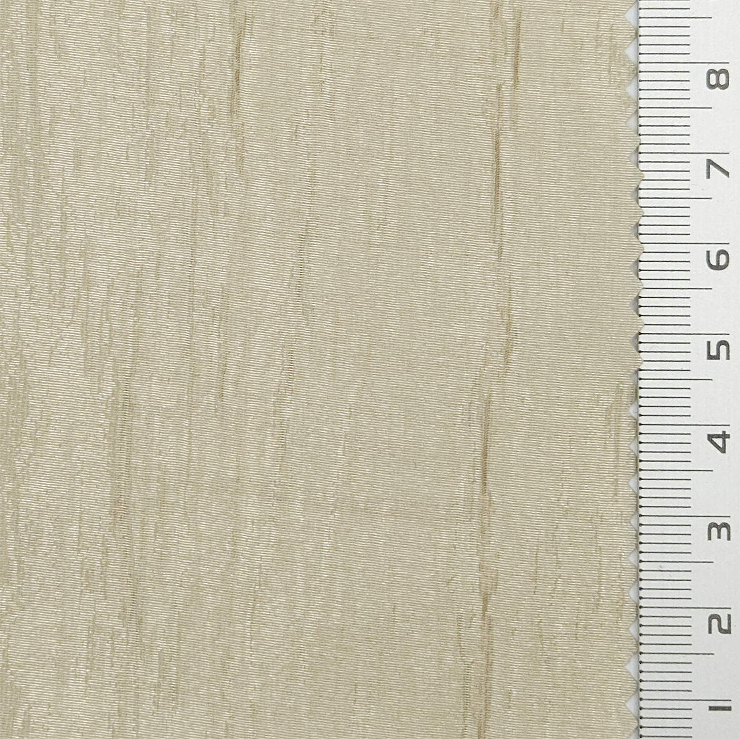 Solid Pleated Satin Acetate Polyester Tencel Woven Fabric - FAB 1792 - 9.Cream beige