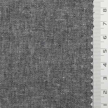Solid Oxford Cotton Linen Polyester Woven Fabric - FAB1790 - 1.Medium denim blue-2.Dark navy blue-3.Light powder blue-4.Soft yellow/chartreuse-5.Blush pink-6.Light sage grey-7.taupe-8.White-9.Black 