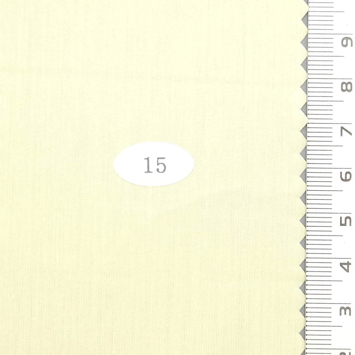 Solid Plain Recycled Cotton Polyester Woven Fabric - FAB1700 - Light Yellow