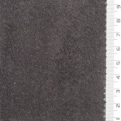 Towelling Solid Terry Cotton Polyester Knit Fabric - FAB1766 - 1.Light pink-2.White-3.Ivory-4.Light beige-5.Pale yellow-6.Tan-7.Dark green-8.Forest green-9.Charcoal gray-10.Taupe 