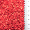 Bright Red - Cracked Foil Woven Nylon Pu Fabric - FAB1854