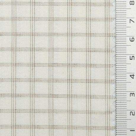 Distinct Check YarnDyed Cotton Polyester Woven Fabric - FAB1797 - 1.Black Plaid-2.Light Beige Plaid-3.Light Blue Plaid-4.Taupe Plaid-5.Medium Gray Plaid-6.Light Gray Plaid-7.Beige Plaid-8.Light Gray-Green Plaid-9.Very Light Beige-10.Light Blue Plaid 