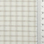 Distinct Check YarnDyed Cotton Polyester Woven Fabric - FAB1797 - Very Light Beige