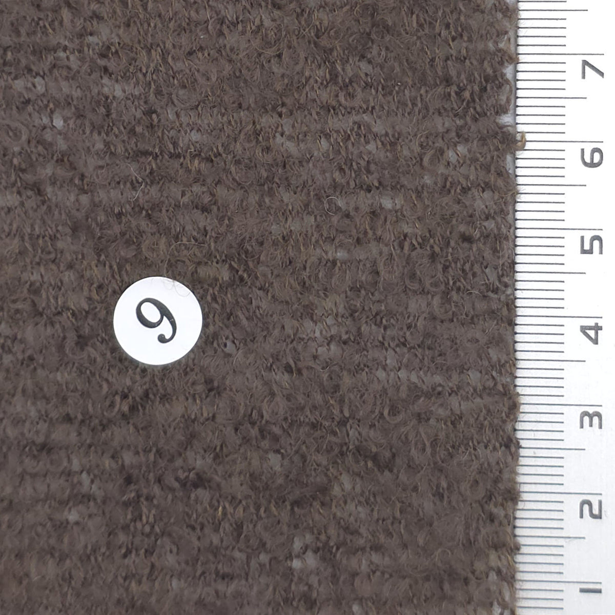 Boucle Acrylic Nylon Wool Knit Fabric - FAB1974 - Brown