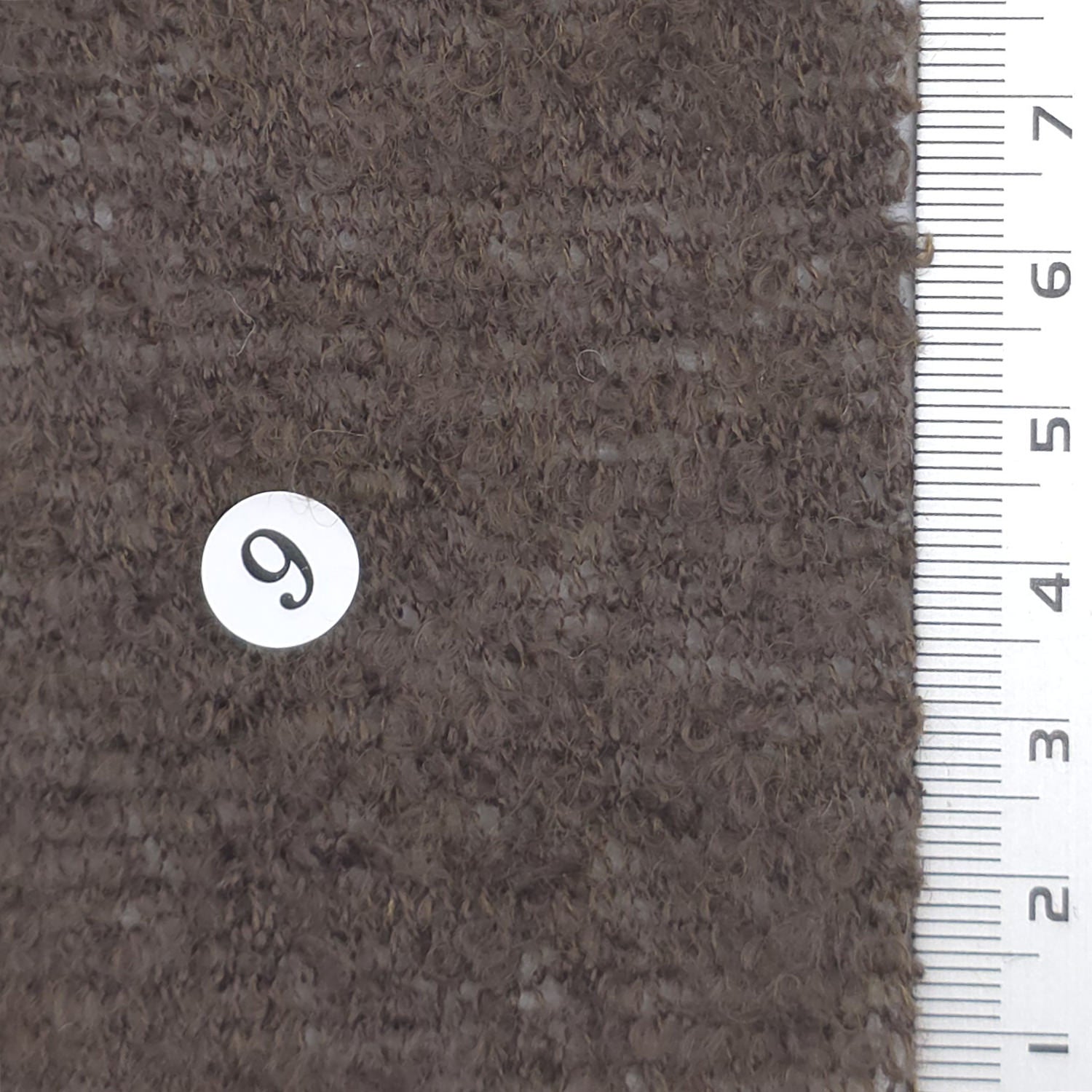 Boucle Acrylic Nylon Wool Knit Fabric - FAB1974 - Brown