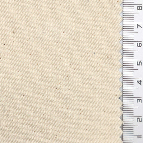 Beige Premium Rigid Denim Cotton Woven Fabric - FAB1836