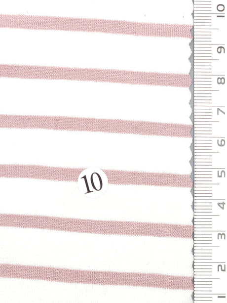 Solid Stripe Jersey Rayon Spandex Knit Fabric - FAB1726 - 1.Blue-2.Navy-3.Black-4.Red-5.Mellange-6.Olive-7.Dusty Pink-8.Red-9.White/Pink-10.White/Blue 