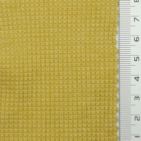 Solid Waffle Spandex Rayon Polyester Knit Fabric - FAB1809 - 1.Dusty pink-2.White-3.Gray Pink-4.Gray Blue-5.Beige-6.Lilac-7.Red-8.Green-9.Yellow-10.Purple 