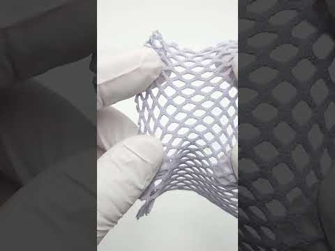 Net Solid Mesh Spandex Polyester Knit Fabric - FAB 1803