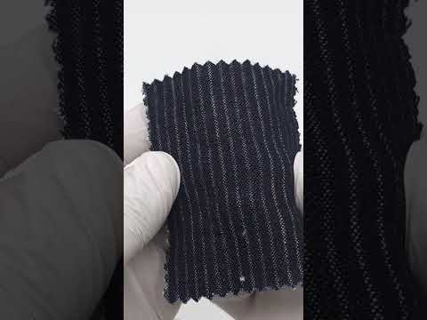 Pinstripe Denim Cotton Woven Fabric - FAB 1918