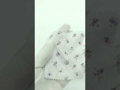 Ditsy Floral Pointelle Cotton Knit Fabric - FAB 1876