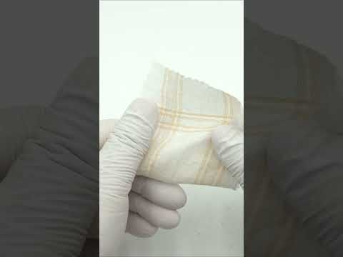 Check Textured Cotton Span Woven Fabric - FAB 1830