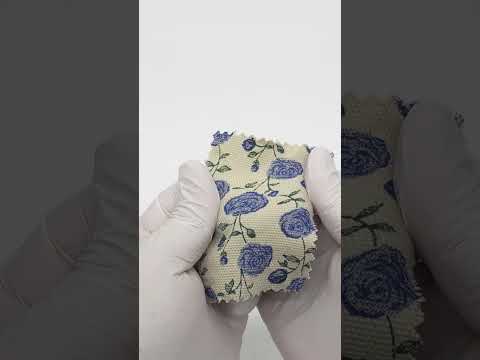 10 Count Floral Oxford Cotton Woven Fabric - FAB 1912