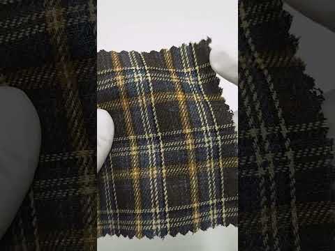 Tartan Check Brushed Cotton Woven Fabric - FAB 1759