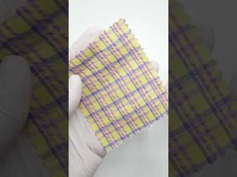 Multi Color Check YarnDyed Polyester Cotton Woven Fabric - FAB 1789