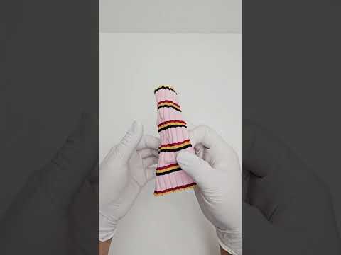 Stripe Rib YarnDyed Spandex Cotton Knit Fabric - FAB 1589