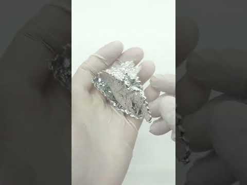 Cracked Foil Woven Nylon Pu Fabric - FAB 1854