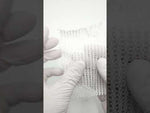 Stripe Mesh Polyester Knit Fabric - FAB 1801