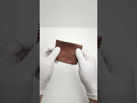 Solid Leather Polyurethane Woven Fabric - FAB 1602