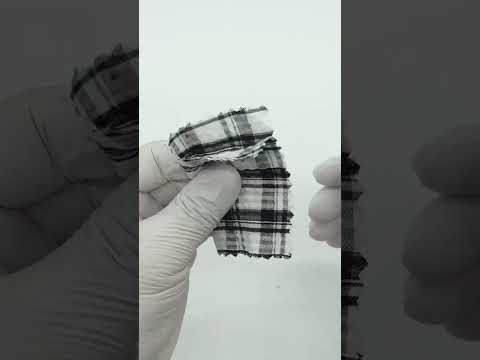 Lightweight Crisp Check Cotton Poly Shirting Woven Fabric - FAB 1925