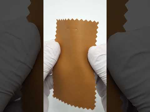 Soft Solid Leather Rayon Polyurethane Woven Fabric - FAB 1805