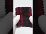 Heavyweight Brushed Tartan Plaid Poly Rayon Span Twill Woven Fabric - FAB 1923