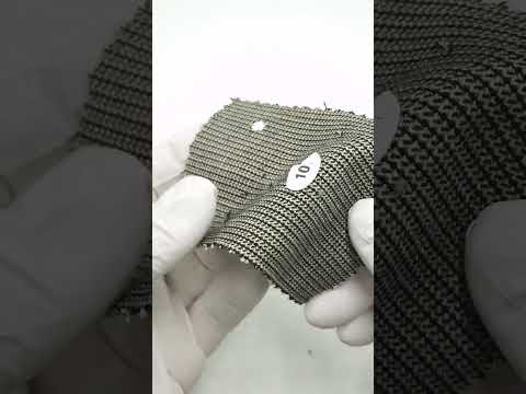 Tiny Houndstooth Polyester Spandex Rayon Woven Fabric - FAB 1752