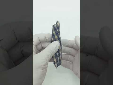 Lightweight Crisp Check Cotton Poly Shirting Woven Fabric - FAB 1938