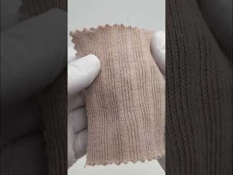 Solid Brushed Rib Rayon Polyester Knit Fabric - FAB 1593