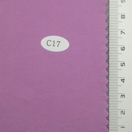 Bio-Wash Cotton Woven | FAB1233 | C17. Amethyst, 74. Battleship  Grey, 651. Klein  Blue, 551. Powder  Blue, 732. Camouflage  Green, G5. Silver, 114. Pale  Chestnut, 15. Swamp  Green, C8. Mountbatten  Pink, 136. Battleship  Grey by Fabricis.com #