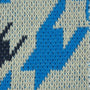 Houndstooth Jacquard Acrylic Knit Fabric | FAB1514 | 1.Blue, 2.Brown, 3.Black by Fabricis.com #