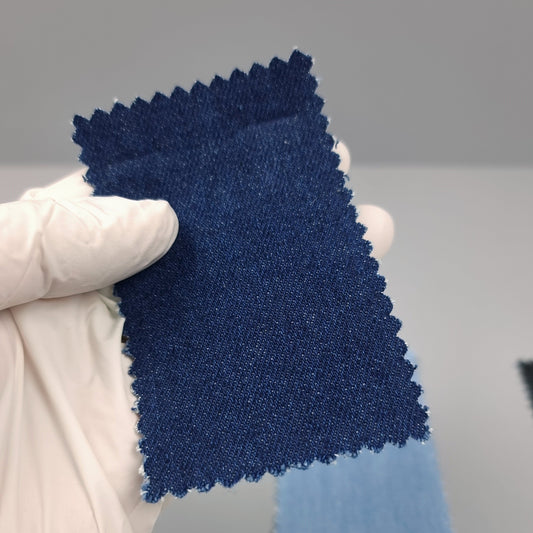 10's Denim Cotton Woven Fabric | FAB1389 | 1.Indigo, 2.Blue, 3.Blue, 4.Black by Fabricis.com #