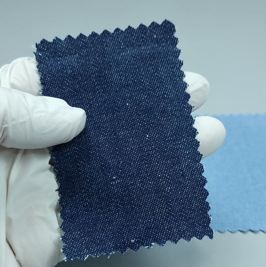 16's Cotton Denim Woven Fabric | FAB1390 | 1.Indigo, 2.Indigo, 3.Blue, 4.Blue, 5.Black by Fabricis.com #
