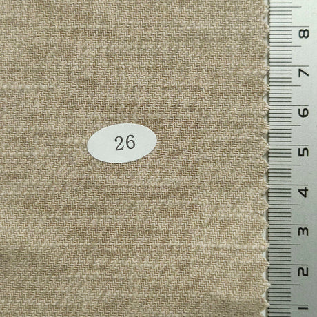リネンコットンバイオウォッシュ織物 - FAB1268 