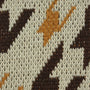 Houndstooth Jacquard Acrylic Knit Fabric | FAB1514 | 1.Blue, 2.Brown, 3.Black by Fabricis.com #