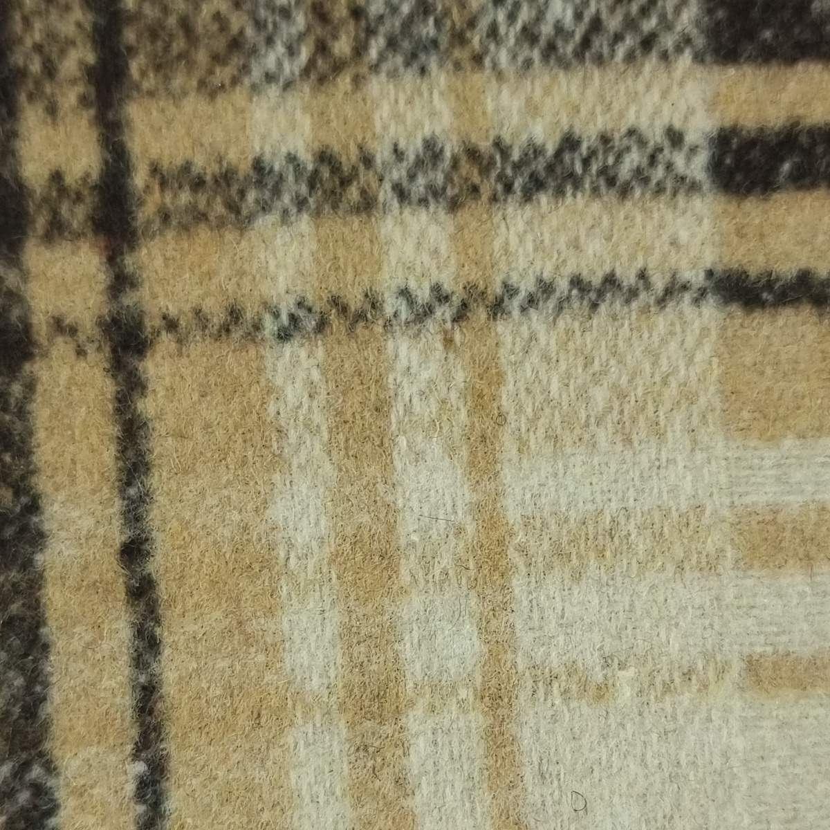 Brushed Check Polyester Wool Woven Fabric | FAB1504 | 1.Yellow, 2.Pink, 3.Beige, 4.Black by Fabricis.com #