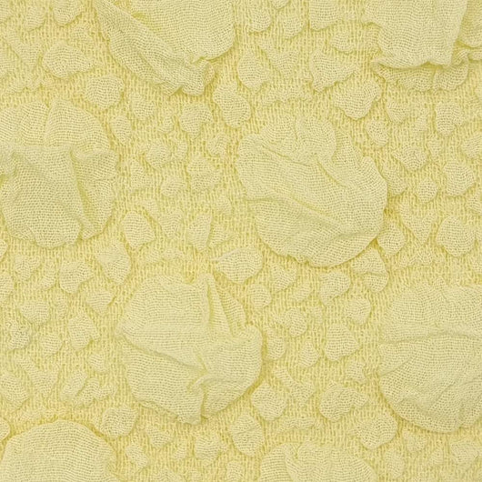 Solid Polka Dot Jacquard Polyester Woven Fabric | FAB1533 | 1.Beige, 2.White, 3.Yellow, 4.Pink, 5.Grey/Green, 6.Black by Fabricis.com #