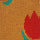 Floral Jacquard Acrylic Knit Fabric | FAB1517 | 1.Pink, 2.Ivory, 3.Orange, 4.Black by Fabricis.com #