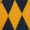 Diamond Jacquard Acrylic Knit Fabric | FAB1515 | 1.Blue, 2.Green, 3.Yellow, 4.Pink, 5.Black by Fabricis.com #