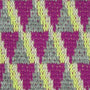 YarnDyed Jacquard Acrylic Knit Fabric | FAB1518 | 1.Red, 2.Brown, 3.Grey, 4.Green by Fabricis.com #