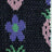 Floral Jacquard-Acrylic Knit Fabric | FAB1526 | 1.Blue, 2.Beige, 3.Yellow, 4.Black by Fabricis.com #