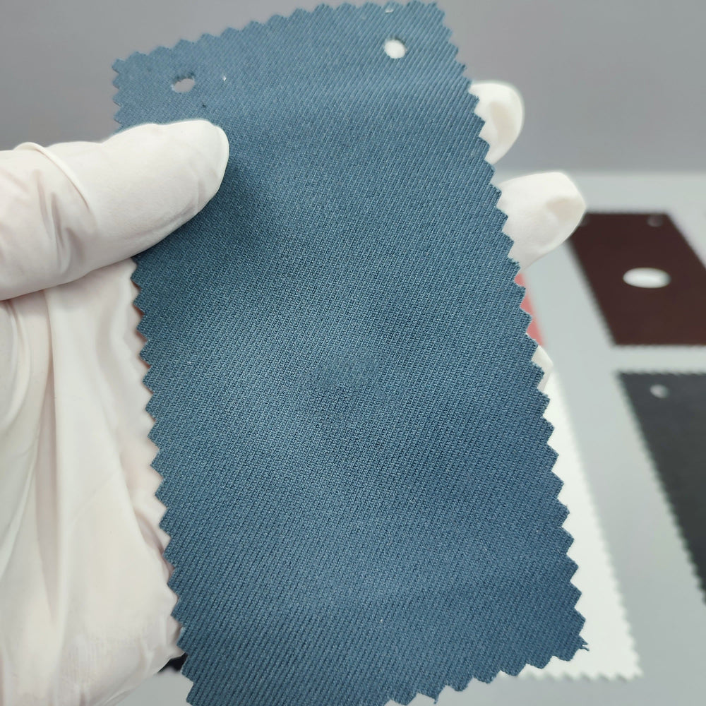 T/R/S Twill Woven | FAB1230 | 1.Ivory, 2.Grey Beige, 3.Sandstone, 4.Del Rio, 5.Brown Purple, 6.Turkish Rose, 7.Wedgewood, 8.Midnight Express, 9.Midnight Express, 10.Breaker Bay by Fabricis.com #