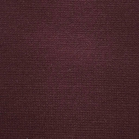 T/R Ponte Roma Spandex Knit Fabric:Wine Color 