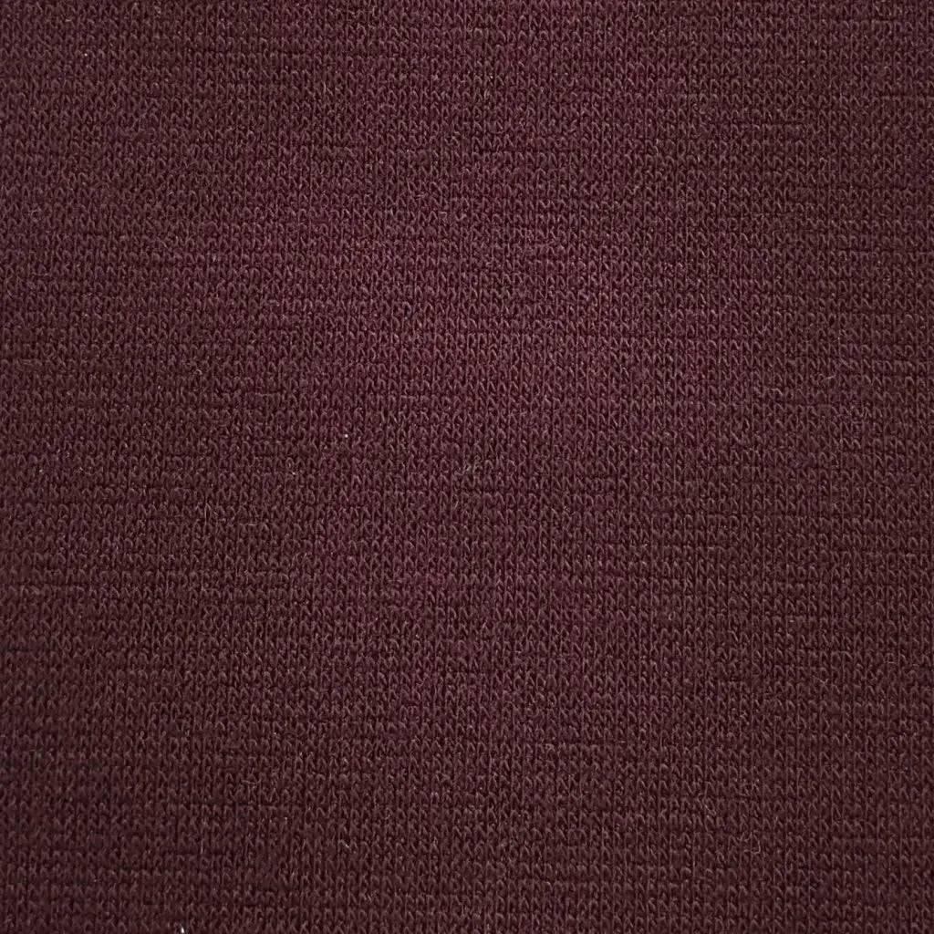 T/R Ponte Roma Spandex Knit Fabric:Wine Color 